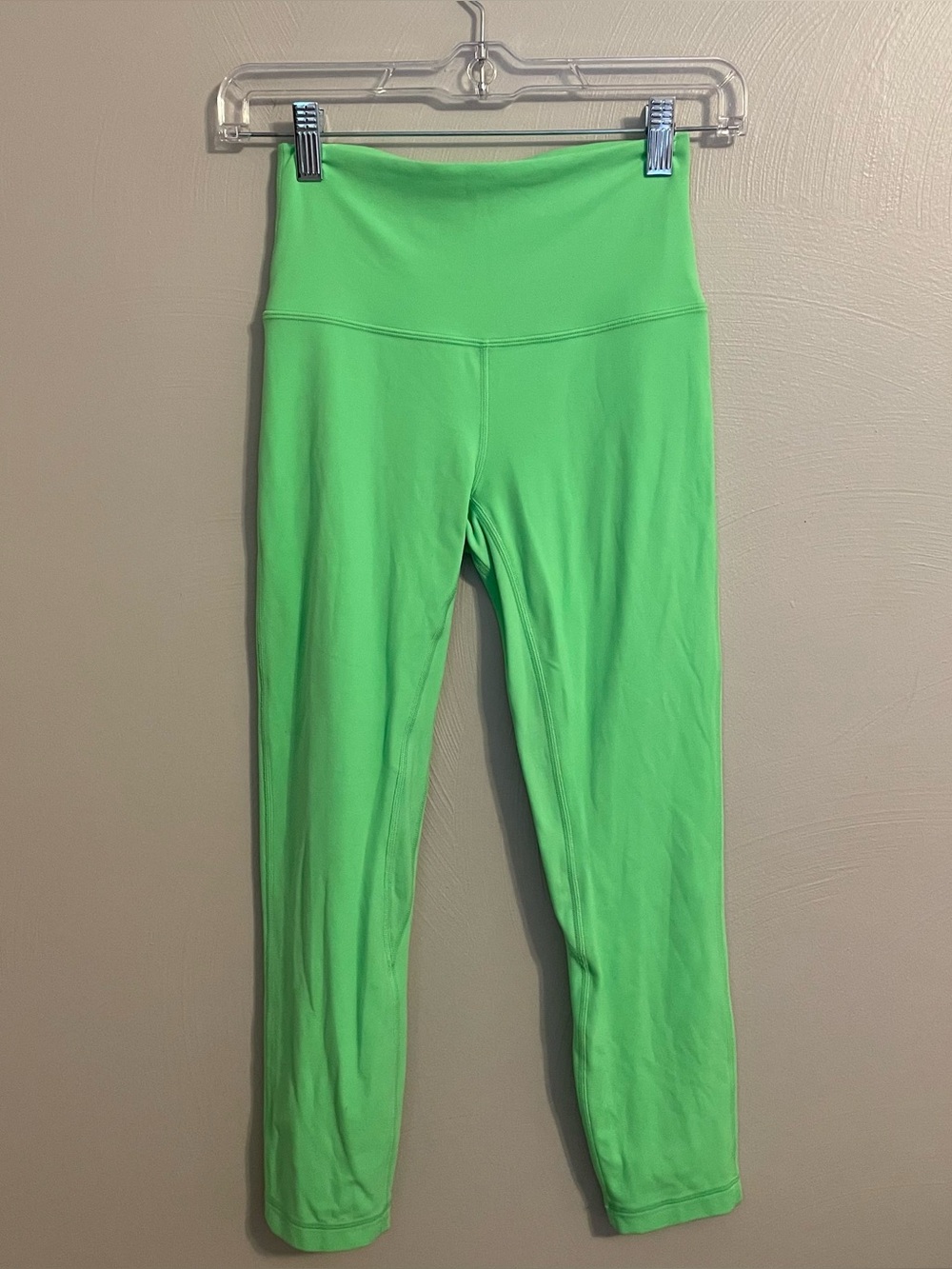 Lululemon Lime Green Wunder Under Leggings Size 4